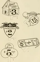 Picture 46 of 111 from Fairchild's rapid letterer and show-card maker, commercial alphabet construction with brush or pen (1910), leaf 46