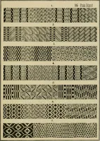 An illustration from Revised edition of Textile design book. A practical composition for the construction of new designs (1898)