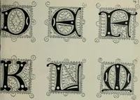 An illustration from Alphabets old and new, for the use of craftsmen : with an introductory essay on Art in the alphabet (1898)