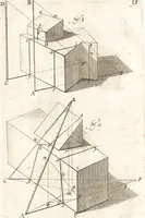 An illustration from Traité des pratiques geometrales et perspectives : enseignées dans l'Academie royale de la peinture et sculpture (1665)