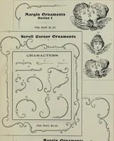 An illustration from Specimens of type, borders, ornaments, brass rules and cuts, etc. : catalogue of printing machinery and materials, wood goods, etc (1897)
