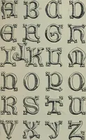 An illustration from Alphabets old and new, for the use of craftsmen : with an introductory essay on Art in the alphabet (1898)