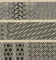 An illustration from Revised edition of Textile design book. A practical composition for the construction of new designs (1898)