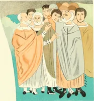 An illustration from Die Wandmosaiken von Ravenna (1912)