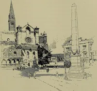 An illustration from The builders of Florence (1907)