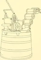 An illustration from Cyclopedia of textile work : a general reference library on cotton, woollen and worsted yarn manufacture, weaving, designing, chemistry and dyeing, finishing, knitting, and allied subjects (1907)