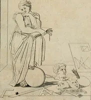 An illustration from Des vortreflichen Florentinischen Mahlers Lionardo da Vinci höchst-nützlicher Tractat von der Mahlerey : aus dem Italiänischen und Frantzöischen in das Teutsche übersetzet : auch nach dem Original mit vielen Kupfern und saubern Holtzschnitten versehen : und mit beygefügten Leben des Auctoris zum Druck befördert (1747)