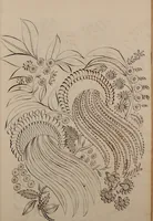 An illustration from (Embroidery designs (1850)