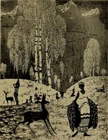 An illustration from First lessons in batik; a handbook in batik, tie-dyeing and all pattern dyeing (1921)