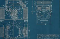 An illustration from Blueprint reading; a practical manual of instruction in blueprint reading through the analysis of typical plates with reference to mechanical drawing conventions and methods, the laws of projection, etc (1919)
