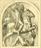An illustration from The arts and crafts of our Teutonic forefathers (1910)
