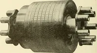 An illustration from Cyclopedia of applied electricity : a general reference work on direct-current generators and motors, storage batteries, electrochemistry, welding, electric wiring, meters, electric lighting, electric railways, power stations, switchboards, power transmission, alternating-current machinery, telegraphy, etc. (1916)