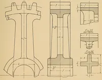 An illustration from Notes on mechanical drawing, graphic statics, machine design, and kinematics (1909)