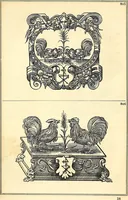 An illustration from Marques typographiques, ou, Recueil des monogrammes, chiffres, enseignes, emblèmes, devises, rébus et fleurons des libraires et imprimeurs qui ont exercé en France depuis l'introduction de l'imprimerie en 1470 jusqu'à la fin du seizième siècle : à ces marques sont jointes celles des libraires et imprimeurs qui pendant la même période ont publié, hors de France, des livres en langue française (1867)
