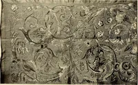 Picture 185 of 482 from Decorative textiles; an illustrated book on coverings for furniture, walls and floors, including damasks, brocades and velvets, tapestries, laces, embroideries, chintzes, cretonnes, drapery and furniture trimmings, wall papers, carpets and rugs, tooled and illuminated leathers (1918), leaf 155