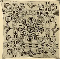 Picture 191 of 482 from Decorative textiles; an illustrated book on coverings for furniture, walls and floors, including damasks, brocades and velvets, tapestries, laces, embroideries, chintzes, cretonnes, drapery and furniture trimmings, wall papers, carpets and rugs, tooled and illuminated leathers (1918), leaf 159