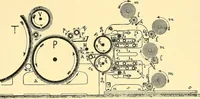 An illustration from Textile raw materials and their conversion into yarns : (the study of the raw materials and the technology of the spinning process) a text-book for textile, trade and higher technical schools, as also for self-instruction ; based upon the ordinary syllabus and curriculum of the Imperial and Royal Austrian weaving schools (1901)