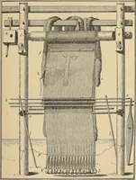 An illustration from Yarn and cloth making; an economic study; a college and normal schools text preliminary to fabric study, and a reference for teachers of industrial history and art in secondary and elementary schools (1918)