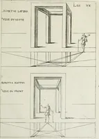 An illustration from Leçons de perspective positive (1576)