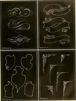An illustration from Fairchild's rapid letterer and show-card maker, commercial alphabet construction with brush or pen (1910)