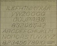 Picture 1 of 6 from Mechanical drawing: lettering, materials and methods (1916), leaf 12