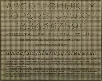 Picture 2 of 6 from Mechanical drawing: lettering, materials and methods (1916), leaf 15