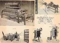 An illustration from Ausführliches Handbuch der Weberei. Ein Lehr- und Hilfsbuch für Fabrikanten, Weber und Webschüler (1909)
