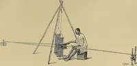 An illustration from Studies in primitive looms (1918)