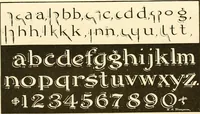 An illustration from How to make show cards; a practical treatise for the use of retail merchants and their clerks (1916)