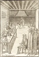 An illustration from Le vray et methodique cours de la physique resolutiue, vulgairement dite chymie : representé par figures generales & particulieres : pour connoistre la theotechnie ergocosmique, c'est à dire, l'art de Dieu, en l'ouurage de l'vniuers (1653)