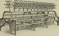 An illustration from Cyclopedia of textile work : a general reference library on cotton, woolen and worsted yarn manufacture, weaving, designing, chemistry and dyeing, finishing, knitting, and allied subjects (1911)