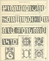 Picture 156 of 182 from An analysis of Gothick architecture : illustrated by a series of upwards of seven hundred examples of doorways, windows, etc., and accompanied with remarks on the several details of an ecclesiastical edifice (1849), leaf 204