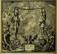 An illustration from De onwaardige wereld: vertoond in vyftig zinnebeelden, met godlyke spreuken en stichtelyke verzen (1710)