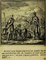 An illustration from De onwaardige wereld: vertoond in vyftig zinnebeelden, met godlyke spreuken en stichtelyke verzen (1710)