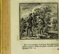 Picture 46 of 50 from De onwaardige wereld: vertoond in vyftig zinnebeelden, met godlyke spreuken en stichtelyke verzen (1710), leaf 198