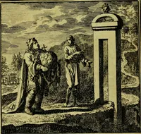 Picture 3 of 50 from De onwaardige wereld: vertoond in vyftig zinnebeelden, met godlyke spreuken en stichtelyke verzen (1710), leaf 20