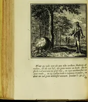 Picture 47 of 50 from De onwaardige wereld: vertoond in vyftig zinnebeelden, met godlyke spreuken en stichtelyke verzen (1710), leaf 202