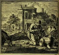 An illustration from De onwaardige wereld: vertoond in vyftig zinnebeelden, met godlyke spreuken en stichtelyke verzen (1710)