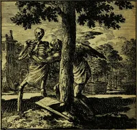 Picture 11 of 50 from De onwaardige wereld: vertoond in vyftig zinnebeelden, met godlyke spreuken en stichtelyke verzen (1710), leaf 52