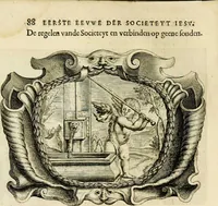 An illustration from Af-beeldinghe van d'eerste eeuwe der Societeyt Iesu: voor ooghen ghestelt door de Duyts-Nederlantsche provincie der seluer societeyt (1640)