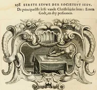 An illustration from Af-beeldinghe van d'eerste eeuwe der Societeyt Iesu: voor ooghen ghestelt door de Duyts-Nederlantsche provincie der seluer societeyt (1640)