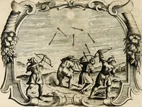 An illustration from Af-beeldinghe van d'eerste eeuwe der Societeyt Iesu: voor ooghen ghestelt door de Duyts-Nederlantsche provincie der seluer societeyt (1640)
