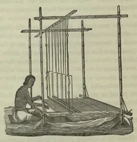 An illustration from A descriptive and historical account of the cotton manufacture of Dacca, in Bengal (1851)