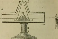 An illustration from Natural philosophy. being a hand-book of chemical physics, or, The physics of heat, light and electricity (1869)