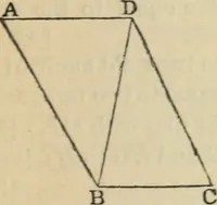 An illustration from The elements of Euclid for the use of schools and colleges : comprising the first two books and portions of the eleventh and twelfth books; with notes and exercises (1880)
