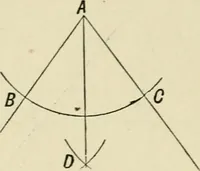 An illustration from Perspective and geometrical drawing : adapted to the use of candidates for second and third-class teachers' certificates (1887)