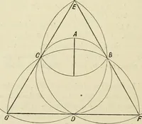 An illustration from Perspective and geometrical drawing : adapted to the use of candidates for second and third-class teachers' certificates (1887)