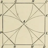 An illustration from Perspective and geometrical drawing : adapted to the use of candidates for second and third-class teachers' certificates (1887)