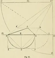 An illustration from Perspective and geometrical drawing : adapted to the use of candidates for second and third-class teachers' certificates (1887)