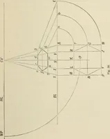An illustration from Perspective and geometrical drawing : adapted to the use of candidates for second and third-class teachers' certificates (1887)
